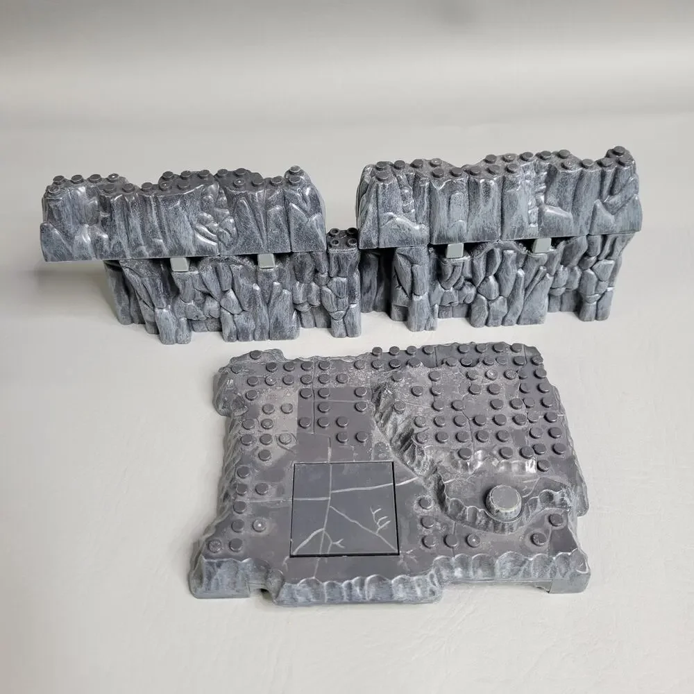 Large Lot Mega Bloks Krystal Wars Terrain Tower Dragon Replacement Pieces Parts